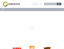 Tablet Screenshot of kampsdewild.nl